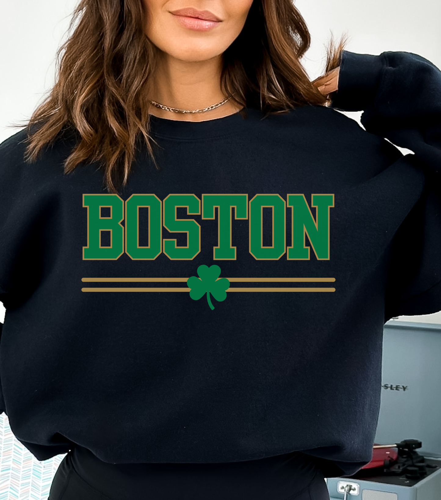 Boston Crewneck Sweatshirt